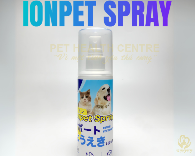 IONPET SPRAY - Giải pháp toàn diện cho vết thương của thú cưng