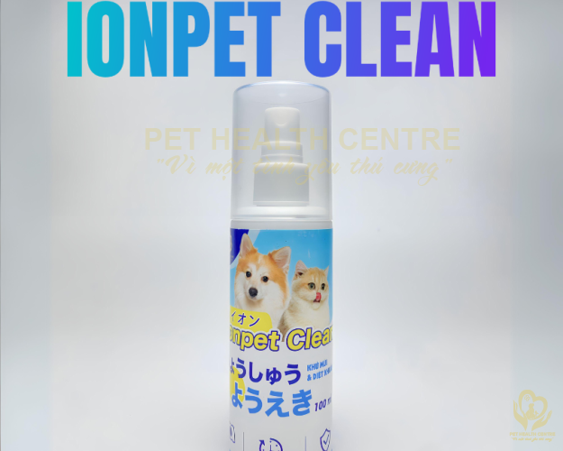IONPET CLEAN: Khử Mùi Hiệu Quả, Diệt Khuẩn An Toàn Cho Thú Cưng Của Bạn!