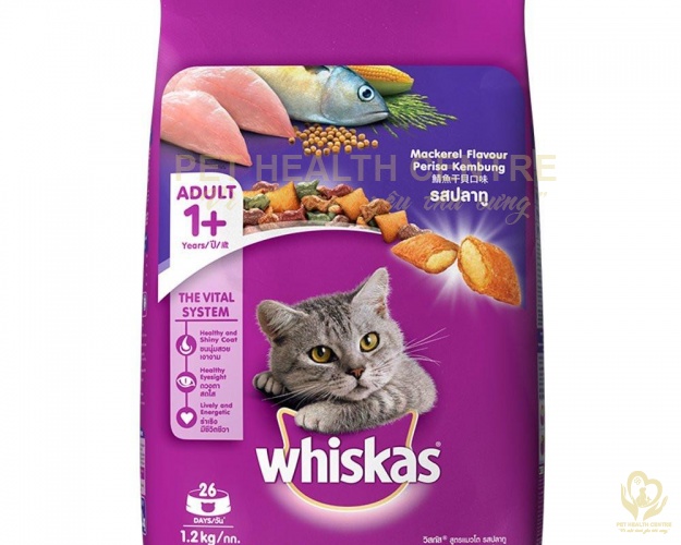 Thức ăn cho mèo Whiskas cá thu 1,2kg
