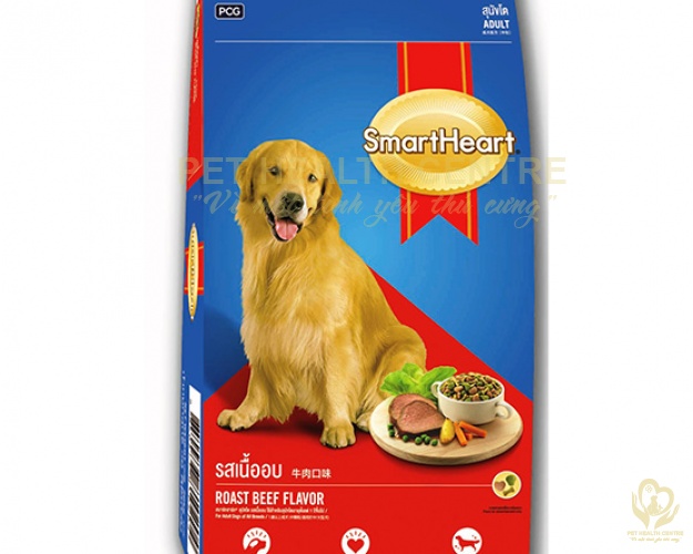 Thức ăn cho chó trưởng thành Smartheart Adult 400g ( vị thịt bò nướng)