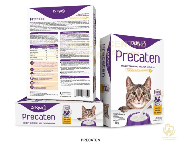 Sữa bột cho mèo Dr.Kyan Precaten -  110g (hộp giấy)