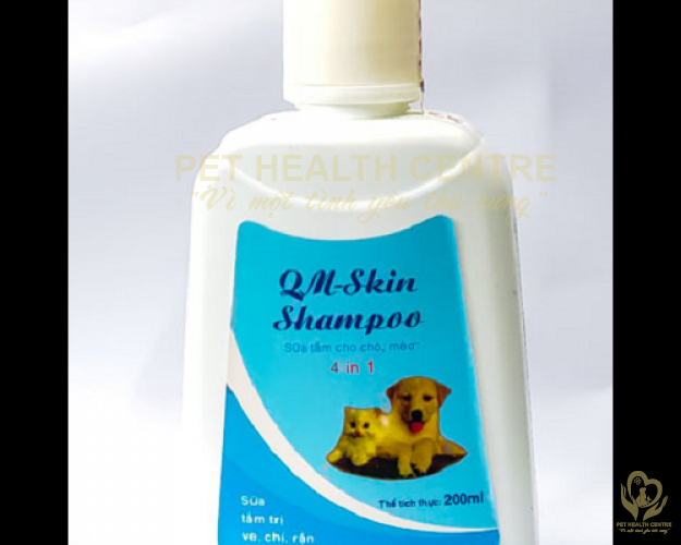 Sữa tắm dành cho chó QM skin Shampoo 200 ml 