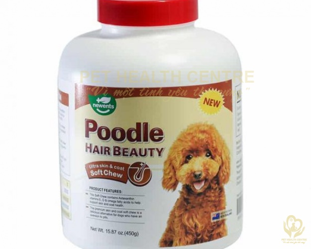 Bánh thưởng dưỡng lông chó Poodle - Poodle Hair Beauty