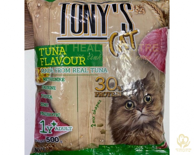 Hạt Tony's Cat vị cá ngừ 500g (gói)